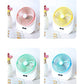 Table fan Powerful Rechargeable Table Fan with LED Light, Table Fan for Home, Table Fans, Table Fan for Office Desk, Table Fan High Speed, Table Fan For Kitchen , Multicolor