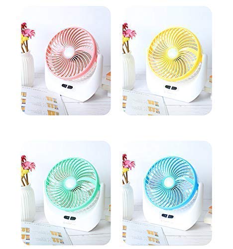 Table fan Powerful Rechargeable Table Fan with LED Light, Table Fan for Home, Table Fans, Table Fan for Office Desk, Table Fan High Speed, Table Fan For Kitchen , Multicolor