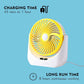 Table fan Powerful Rechargeable Table Fan with LED Light, Table Fan for Home, Table Fans, Table Fan for Office Desk, Table Fan High Speed, Table Fan For Kitchen , Multicolor