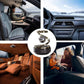 Solar Aromatherapy Car Air Freshener | Dashboard Rotating Perfume Diffuser | Solar-Powered Auto Deodorizer | Refillable & Long-Lasting Fragrance | Elegant Car Interior Decoration